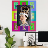 Poster Le couronnement de Pop Art (Bureau à domicile)