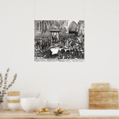 Poster Le couronnement du roi George I (Cuisine)