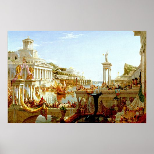 Poster Le cours de l'Empire - Consommation (Devant)