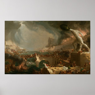 Poster Le cours de l'Empire : la destruction