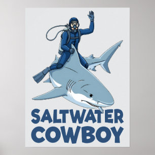 Poster Le Cowboy d'eau salée