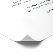 Poster Le crabe bleu | Signature Menu Cocktail Signe (Coin)