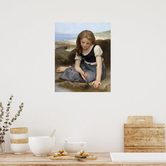 Poster Le crabe de William-Adolphe Bouguereau (Cuisine)