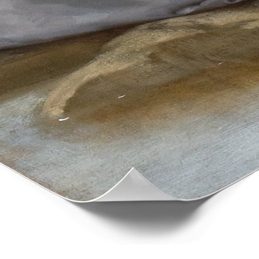 Poster Le crabe de William-Adolphe Bouguereau (Coin)