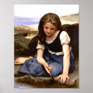 Poster Le crabe Le Crab 1869 William Adolphe Bouguereau