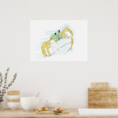 Poster Le crabe sur la plage (Cuisine)