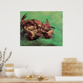 Poster Le crabe sur son dos par Vincent van Gogh (Cuisine)