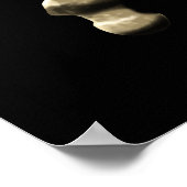 Poster Le crâne du Jolly roger pirate (Coin)