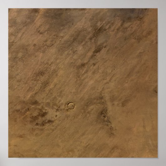 Poster Le cratère Tenoumer en Mauritanie (Devant)