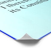 Poster Le credo américain (Coin)