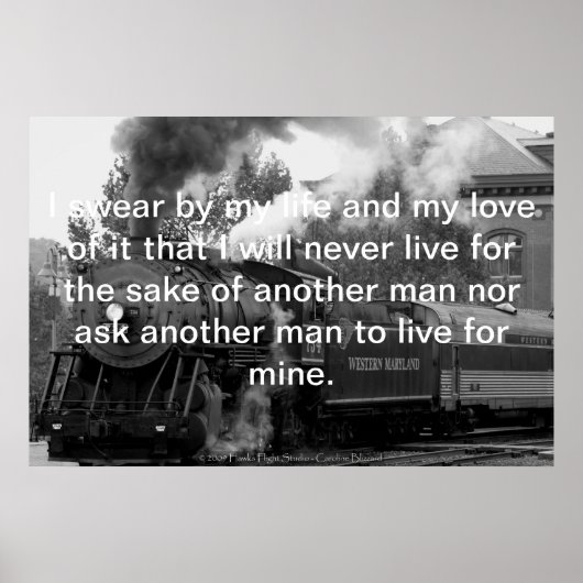 Poster Le credo de Galt (Devant)