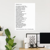 Poster Le credo de l'entrepreneur (Bureau à domicile)