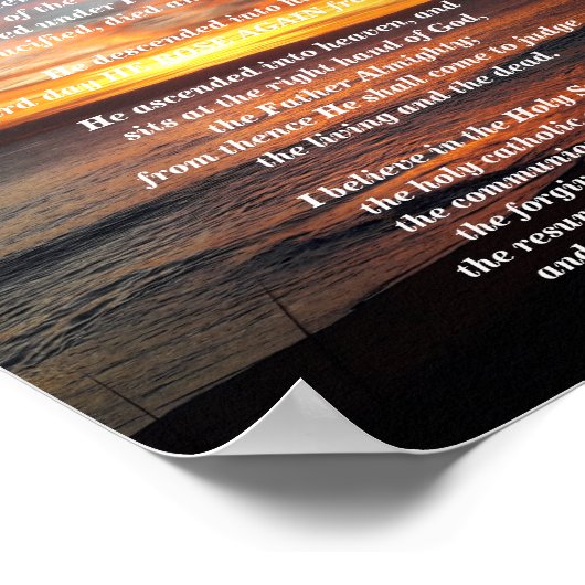 Poster Le Credo des Apôtres (Coin)