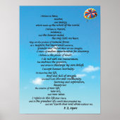 Poster Le credo des athées (Devant)