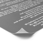 Poster Le Credo Nicene (Coin)