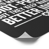 Poster Le Crétin d'Engineer I (Coin)