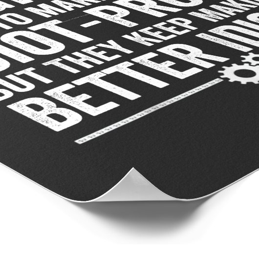 Poster Le Crétin d'Engineer I (Coin)