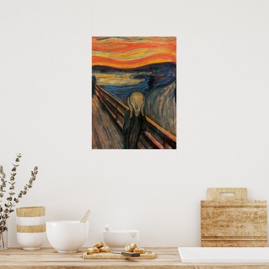 Poster 'Le cri' (Cuisine)