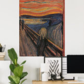 Poster Le cri (Bureau à domicile)