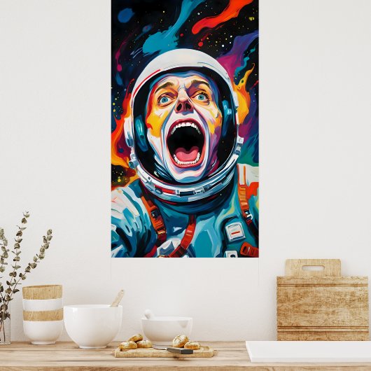 Poster le cri dans l'espace (Cuisine)