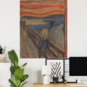 Poster Le cri de l'horreur par Edvard Munch 1893 (Bureau à domicile)