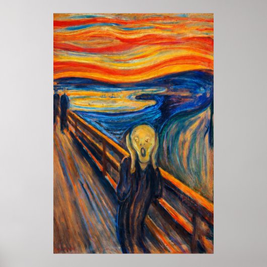 Poster Le Cri d'Edvard Munch (Devant)