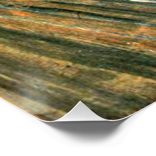 Poster Le cri d'Edvard Munch (Coin)