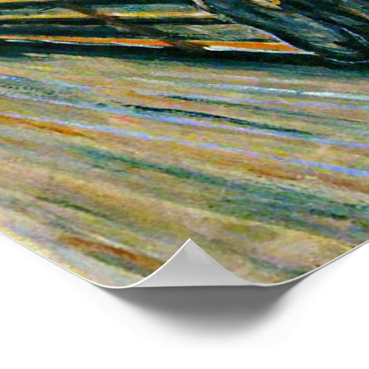 Poster Le cri d'Edvard Munch (Coin)
