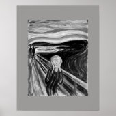 Poster Le cri d'Edvard Munch (Devant)