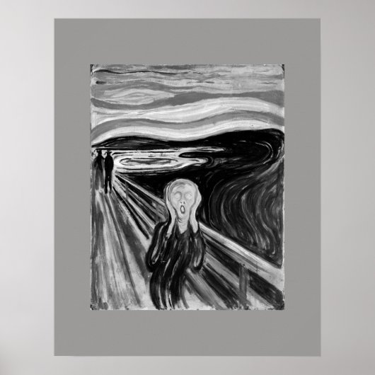 Poster Le cri d'Edvard Munch (Devant)