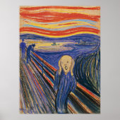 Poster Le cri d'Edvard Munch (Devant)