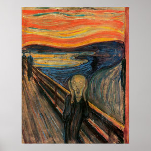 Poster Le cri d'Edvard Munch