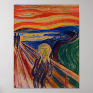 Poster Le cri d'Edvard Munch