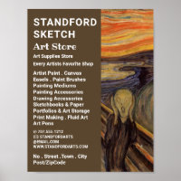 Le Cri D'Edvard Munch, Magasin De Fournitures D'Ar