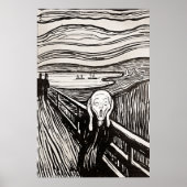 Poster Le cri d'Edward Munch (Devant)