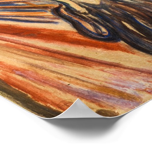 Poster Le cri | Edvard Munch | (Coin)