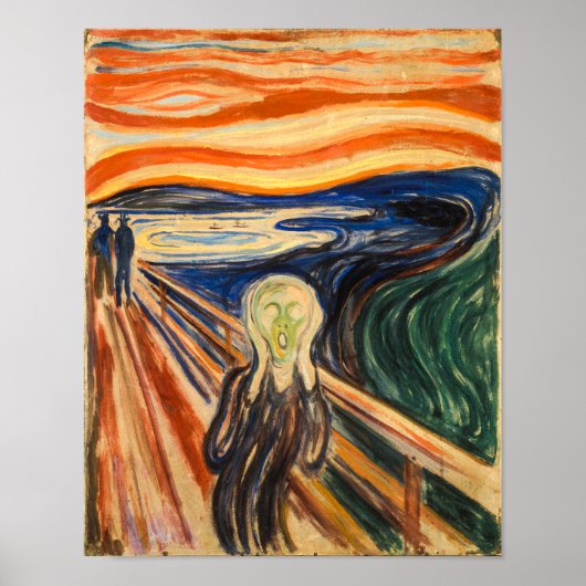 Poster Le cri | Edvard Munch | (Devant)