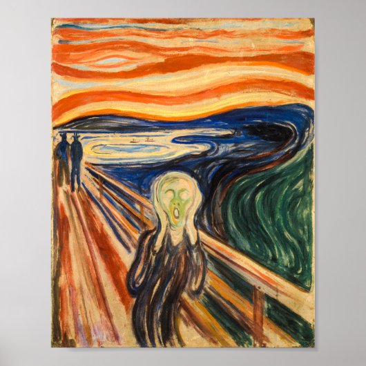 Poster Le cri | Edvard Munch | (Devant)