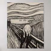 Poster Le cri | Edvard Munch (Devant)