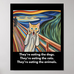 Poster Le Cri ; Ils mangent les chiens