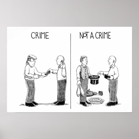 Poster Le crime, pas un crime (Devant)