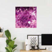 Poster Le cristal de violet (Bureau à domicile)