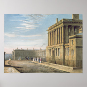 Poster Le croissant royal, Bath 1820
