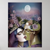 Poster Le cubisme rencontre Cyberpunk (Devant)