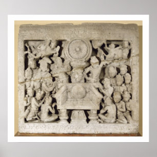 Poster Le culte des symboles bouddhistes, Amaravati (Li