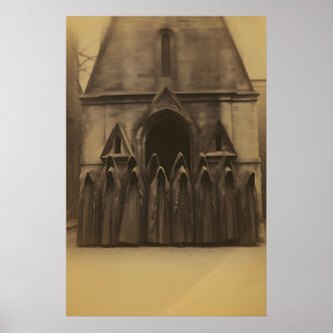Poster Le Culte, Photographie vintage, Dark Academia