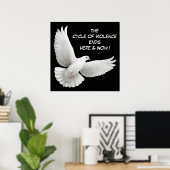 Poster Le cycle de la violence se termine ici (Bureau à domicile)