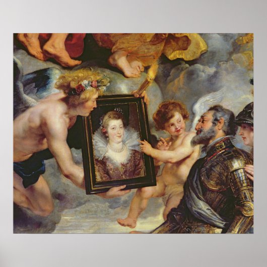 Poster Le cycle du Médicis : Henri IV reçoit le portrait (Devant)