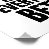 Poster Le cyclisme rend tout mieux (Coin)