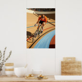 POSTER LE CYCLISTE DU VÉLODROME (Cuisine)